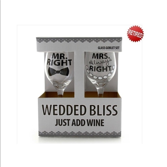 WEDDING Bliss Mr Right Mrs Always Right - Picture 1 of 1